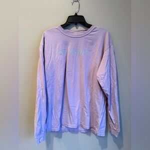Women’s Seaside Lavender Long Sleeve Shirt Size Large